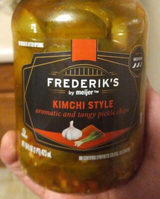Kimchi Style Aromatic And Tangy Pickle Chips, Kimchi Style