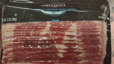 Hardwood Double Smoked Center Cut Bacon, Hardwood Double Smoked