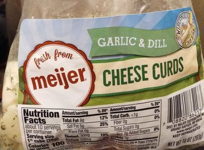Garlic & Dill Cheese Curds, Garlic & Dill