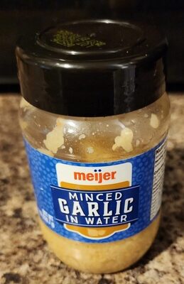 Minced Garlic In Water, Water