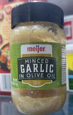 Minced Garlic In Olive Oil, Olive Oil