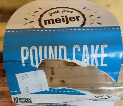 Sliced Pound Cake