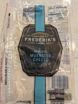 Muenster Cheese Deli Style Slices, Muenster