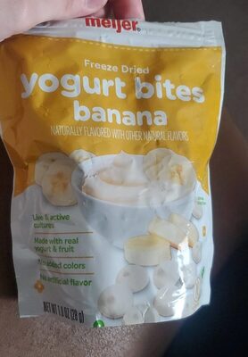 Banana Freeze Dried Yogurt Bites, Banana