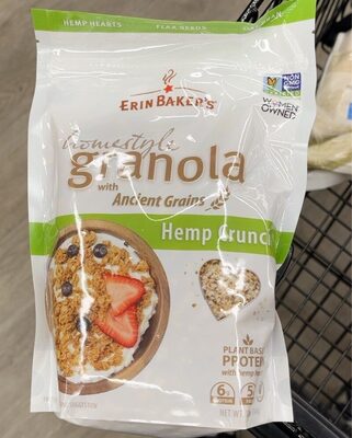 Hemp Crunch Homestyle Granola With Ancient Grains, Hemp Crunch