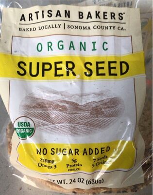 Super Seed Organic Bread, Super Seed