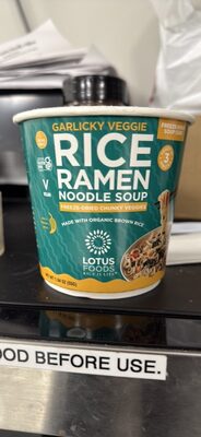 Garlicky Veggie Rice Ramen Noodle Soup, Garlicky Veggie