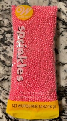 Pink Nonpareils Sprinkles