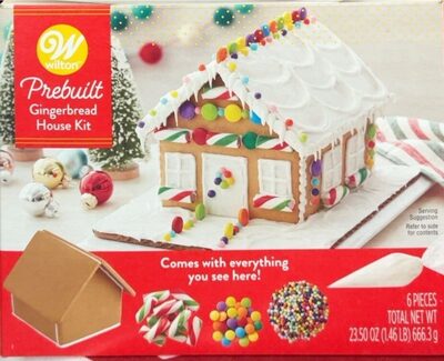 Prebuilt Gingerbread House Kit
