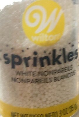 Nonpareils Sprinkles, White