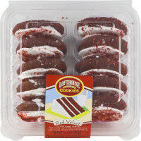 Red Velvet Frosted Sugar Cookies