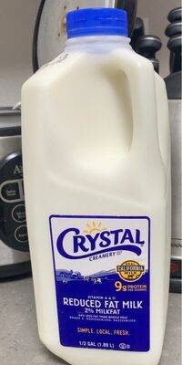 2% Reduced Fat Milk
