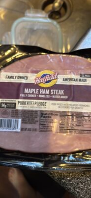 Maple Ham Steak, Maple