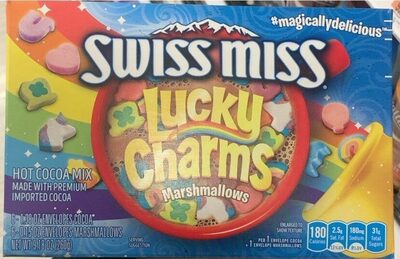 Swiss Miss Chocolate Flavored Hot Cocoa Mix with Lucky Charms Marshmallows, 1.38 oz., 6-Count