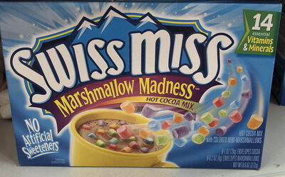 Marshmallow Madness Hot Cocoa Mix With Colored Mini-Marshmallows, Marshmallow Madness