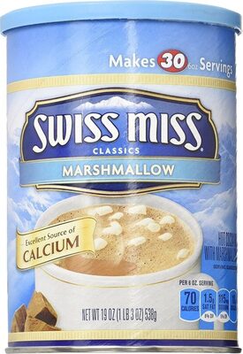 SWISS MISS Cocoa Milk Chocolate And Marshmallows, 19 OZ