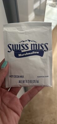 Swiss Miss Hot Cocoa Mix with Marshmallows Envelopes, 6/50/0.73oz