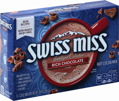 Swiss Miss Rich Chocolate Flavored Hot Cocoa Mix, 1.33 oz., 8-Count Envelopes