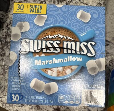 Swiss Miss Chocolate Hot Cocoa Mix With Marshmallows, 30 Count Hot Cocoa Packets (8 Pack)
