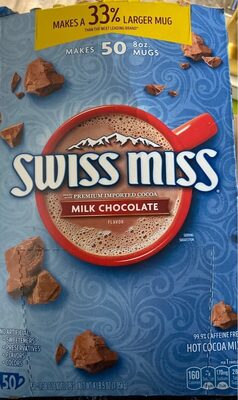Swiss Miss Milk Chocolate Flavor Hot Cocoa Mix, 1.38 oz., 50-Count Envelopes