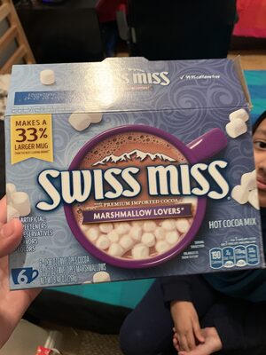 Swiss Miss Marshmallow Lovers Hot Cocoa Mix, 1.38 oz., 6-Count Envelopes