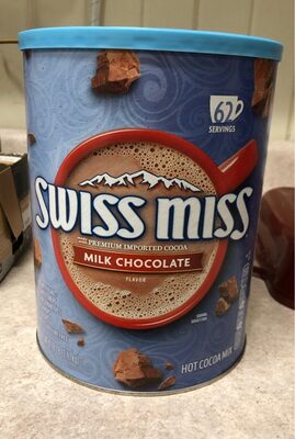 Swiss Miss Milk Chocolate Flavor Hot Cocoa Mix Canister, 76.55 oz.