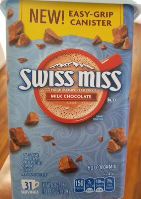 Swiss Miss Milk Chocolate Flavored Hot Cocoa Mix, 38.27 oz. Canister