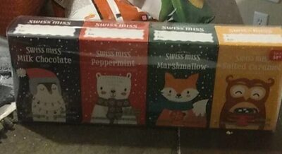 Swiss Miss Hot Cocoa Gift Pack, Assorted Flavors and Designs, Four 5.52 oz. Cartons