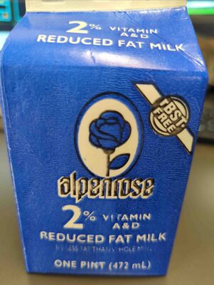 2% Reduced Fat Milk