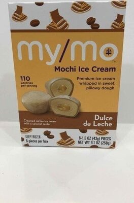 Dulce De Leche Coffee Premium Mochi Ice Cream With A Caramel Center In Sweet Rice Dough, Dulce De Leche