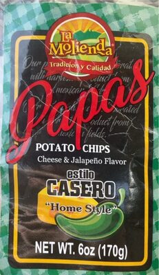 Cheese & Jalapeno Flavor Potato Chips, Cheese & Jalapeno