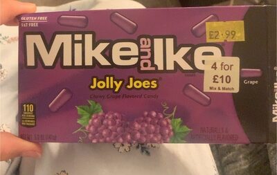 Jolly Joes Chewy Grape Flavored Candy, Jolly Joes