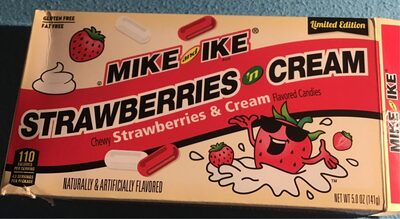 Strawberries 'N Cream Flavored Candies, Strawberries & Cream