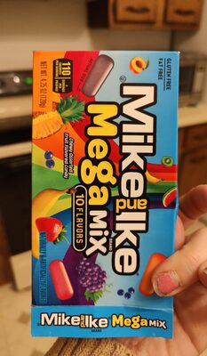 Mega Mix Chewy Assorted Fruit Flavored Candy, Caribbean Punch, Strawberry-Banana, Paradise Punch, Grape Soda, Kiwi-Banana, Mango Delight, Pineapple-Banana, Watermelon, Peach Berry, Blue Raspberry