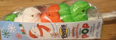 Holiday Vanilla Creme Flavored Marshmallow Pop, Holiday Vanilla Creme