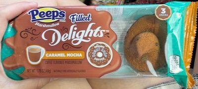 Caramel Mocha Coffee Flavored Marshmallow Filled Delights Chicks, Caramel Mocha Coffee