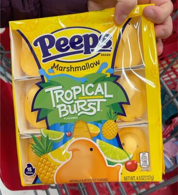 Tropical Burst Flavored Marshmallow Chicks, Tropical Burst