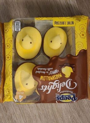 Marshmallow Chicks Dipped In Decadent Milk Chocolate, Decadent Milk Chocolate