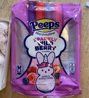 Sparkly Wild Berry Marshmallow Bunnies, Sparkly Wild Berry