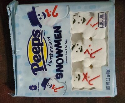 Marshmallow Snowmen Candy, Marshmallow