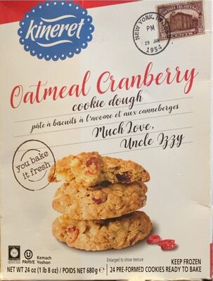 Oatmeal Cranberry  Cookie Dough, Oatmeal; Cranberry 