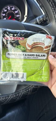 1 Slice Hard Salami 2 Slices Pepper Jack Cheese