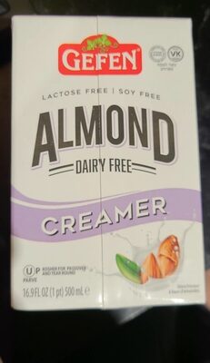 Dairy Free Almond Creamer