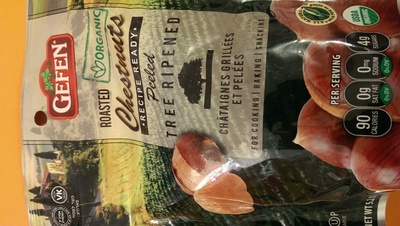 Organic Roasted Peeled  Chestnuts