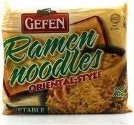 Oriental-Style Vegetable Flavor Ramen Noodles, Vegetable