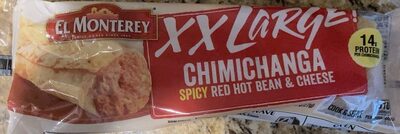 Spicy Red Hot Bean & Cheese Chimichanga, Spicy Red Hot Bean & Cheese