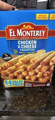 Chicken & Cheese Microwaveable Taquitos, Chicken & Cheese