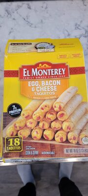 Egg, Bacon & Cheese Taquitos, Egg, Bacon & Cheese