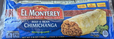 Beef & Bean Chimichanga, Beef & Bean