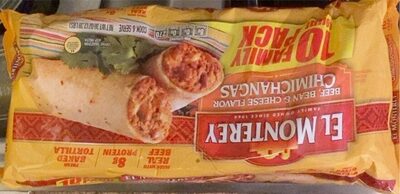 Beef, Bean & Cheese Flavor Chimichangas, Beef, Bean & Cheese